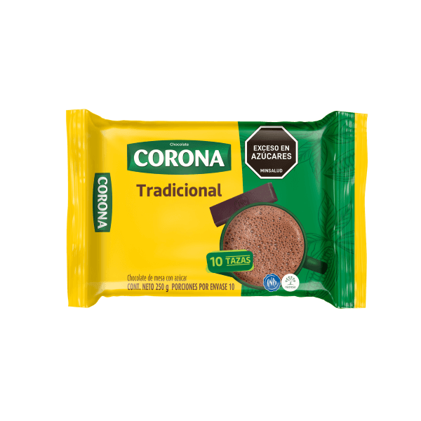 Chocolate Corona Sabor Tradicional 250gr 